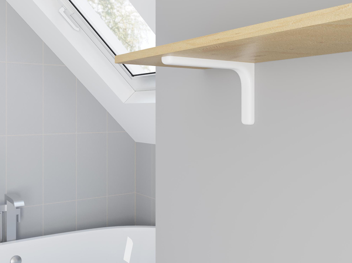 Консоль декоративная GIFF L=240 белый